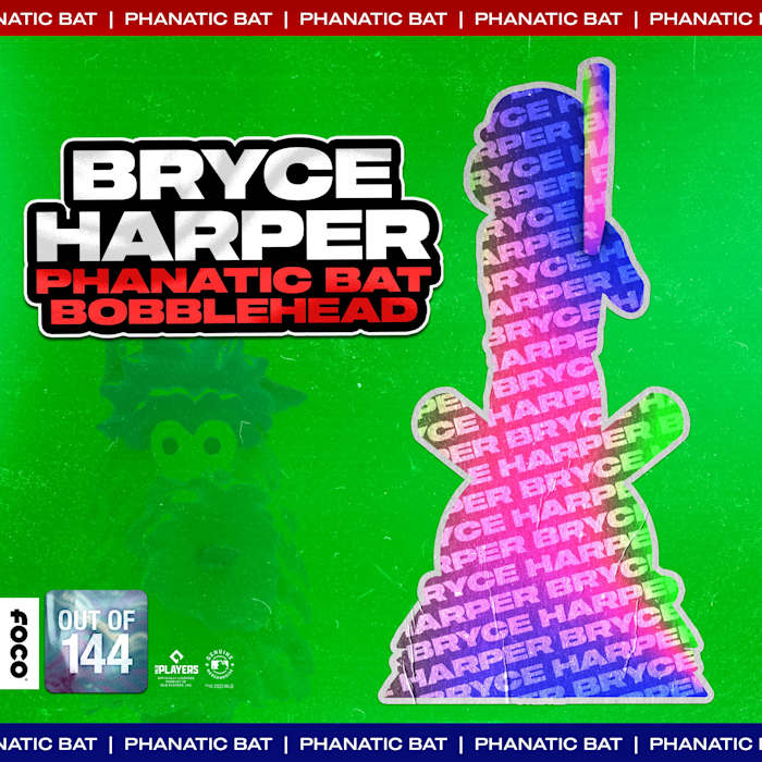 Bryce Harper Philadelphia Phillies Special Bat Bobblehead